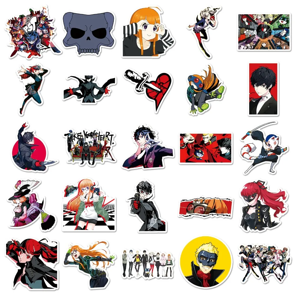 50 قطعة شخصية الكرتون الكتابة على الجدران ملصقات حقيبة كوب ماء الغيتار سيارة سكوتر القرطاسية الهاتف المحمول DIY بها بنفسك الديكور الشارات #5