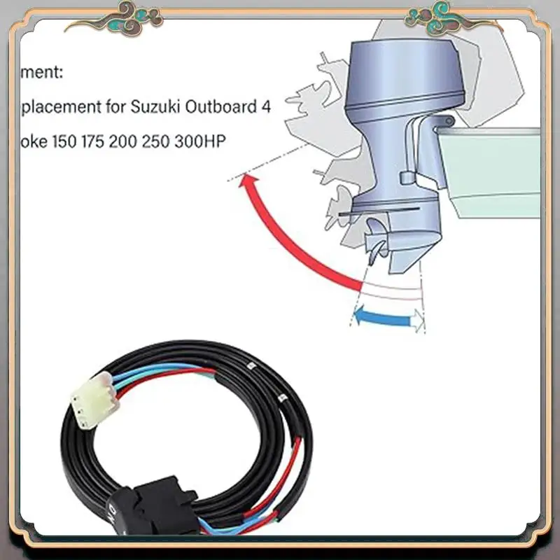 A73Q-Trim Tilt Switch Assy 37850-98J00 3785098J00 For Suzuki 4 Stroke 150 175 200 250 300HP Outboard Remote Control Box