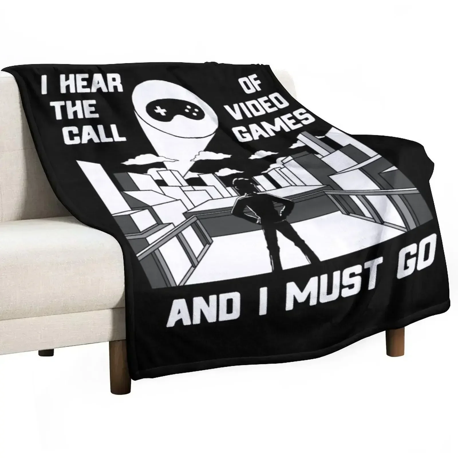 Boy Gamer Video Games Calling Boy Gamers Gift Throw Blanket Picnic Furrys manga Extra Large Throw For Sofa Thin Blankets