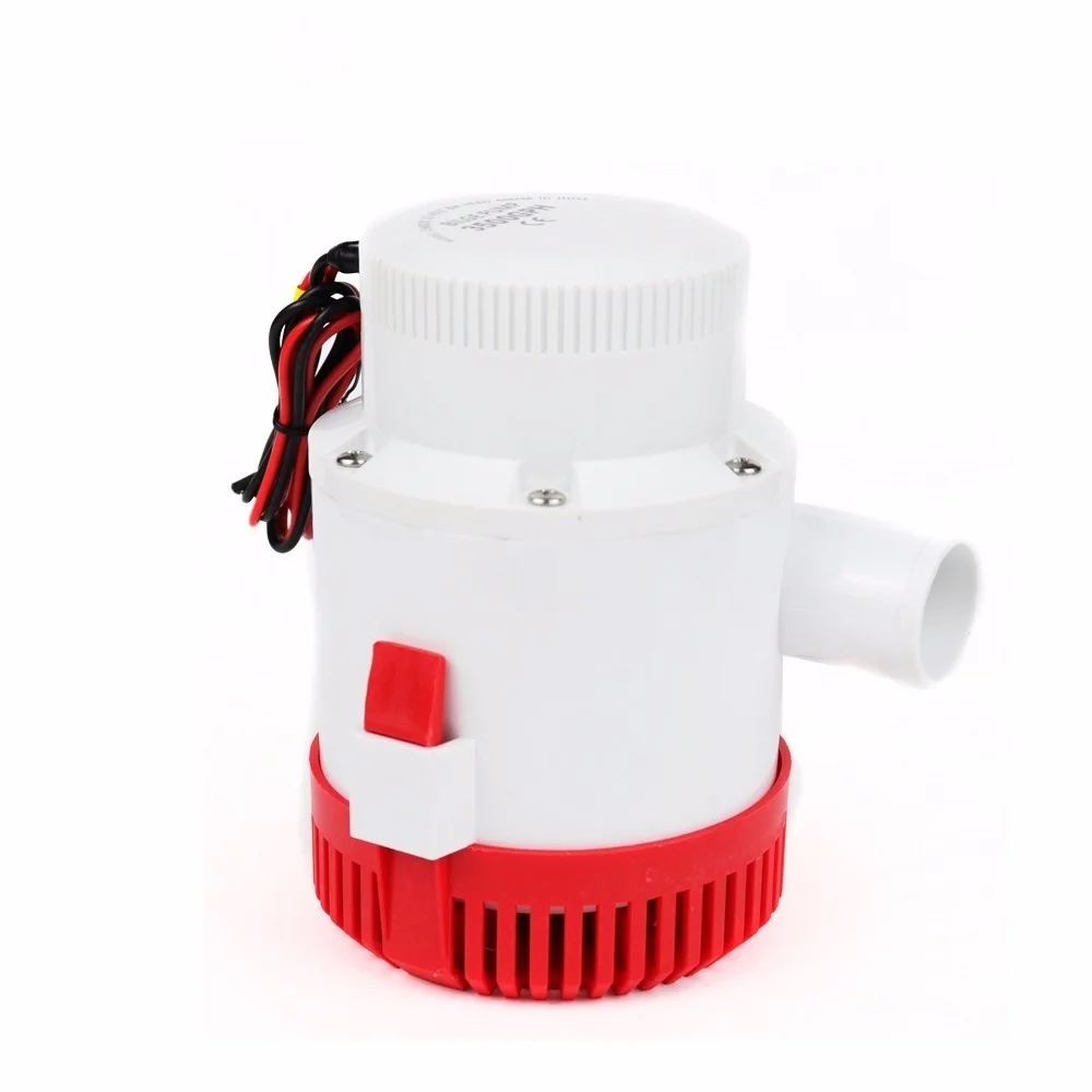 3000/3500/3700gph Large Flow Dc 12v 24v Bilge Pump Electric Water Pump For Boats Accessories Marin Submersible Boat Water Pu