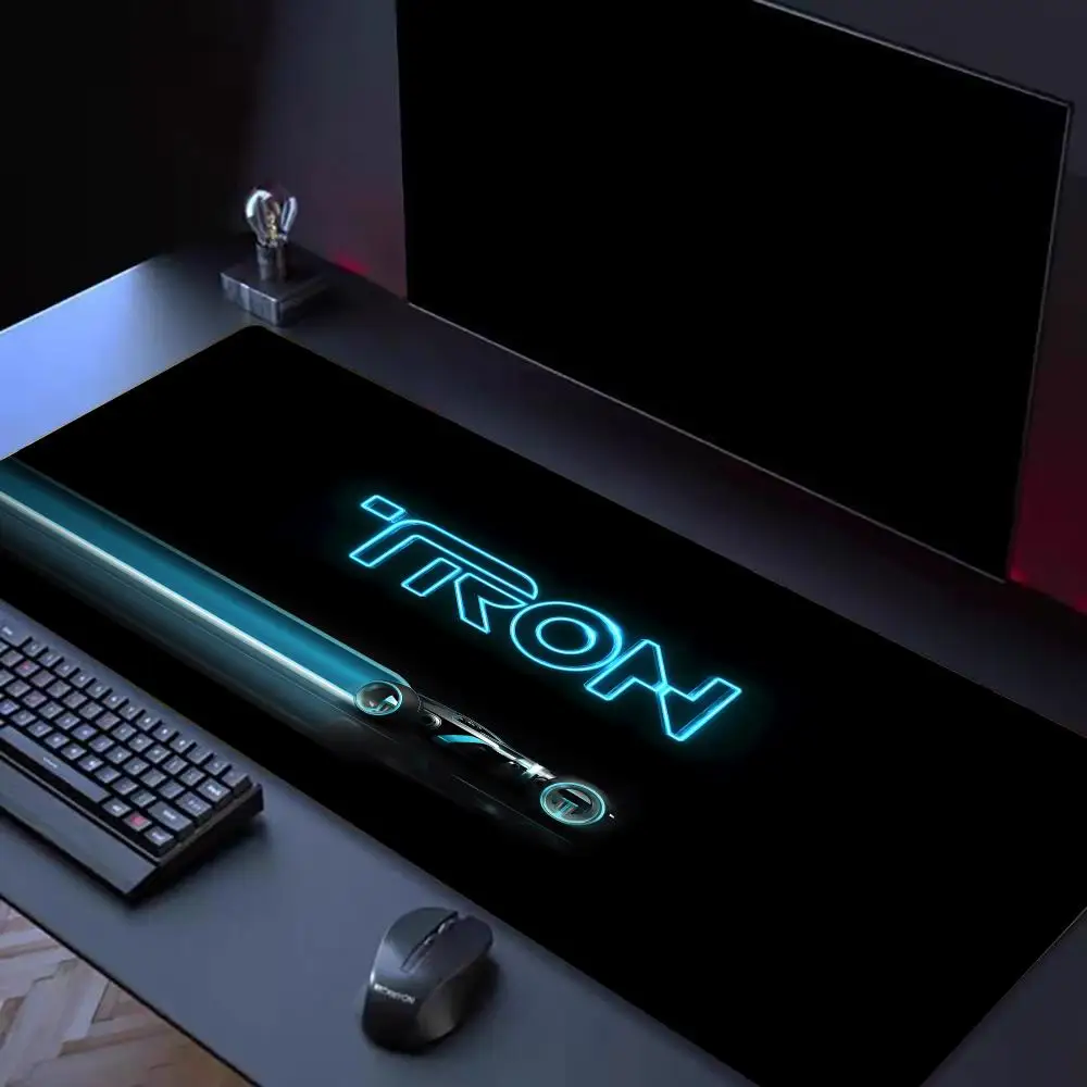 لوحة ماوس Tron Legacy مقاس XXL كبيرة، سطح أملس للألعاب، غير قابل للانزلاق، حصيرة مكتب مريحة