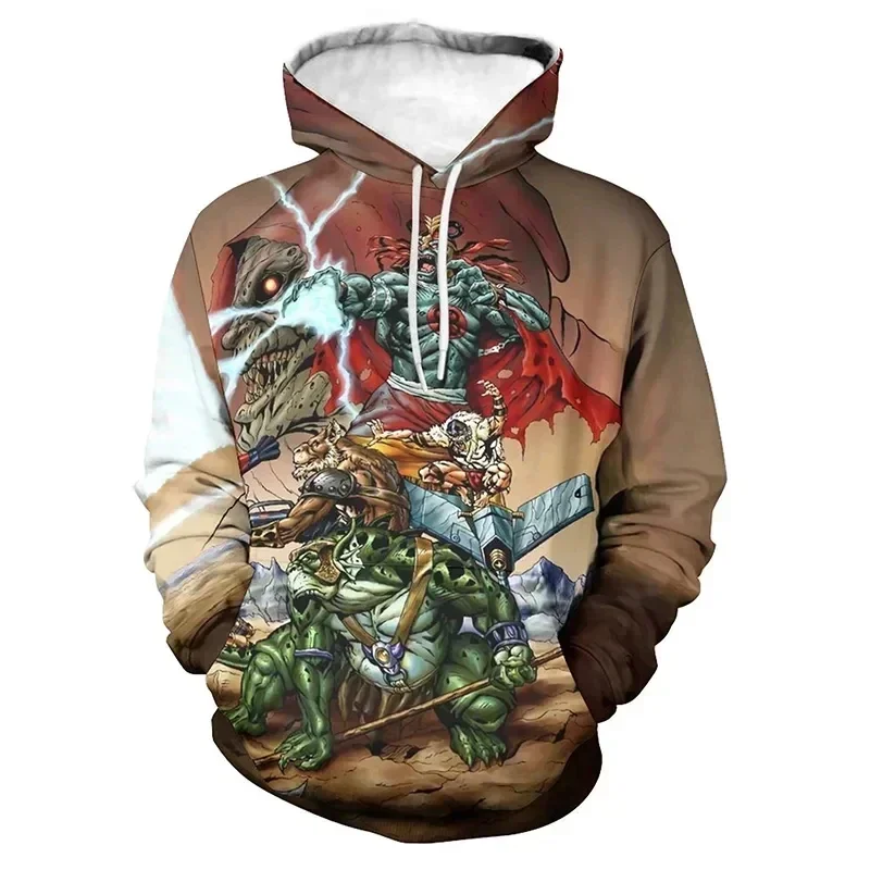 Thundercats Hoodies Anime 3D Print Streetwear Men Women Fashion Sweatshirts Oversized Hoodie Kids Pullovers Tracksuits Clothing