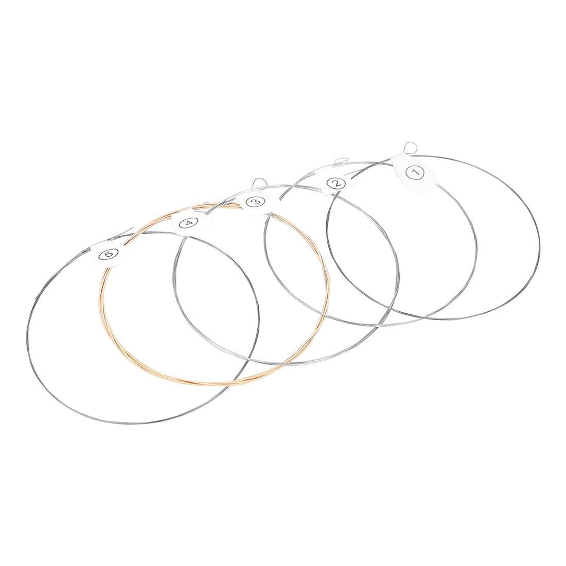 IRIN 5-String Banjo Strings Set Brass Alloy Gold Plated Anti-Rust Coating Banjo Strings Replacement for Banjo Parts Accessories