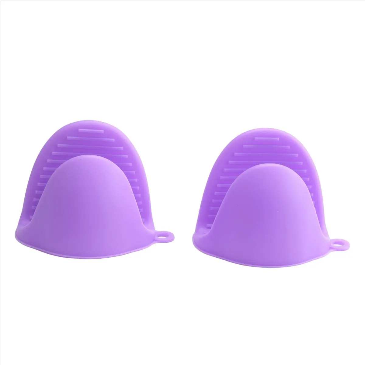ABNQ 2x Oven Mini Mitts Silicone Heat Anti-scald Gloves for Cooking, Pot Holder and potholders