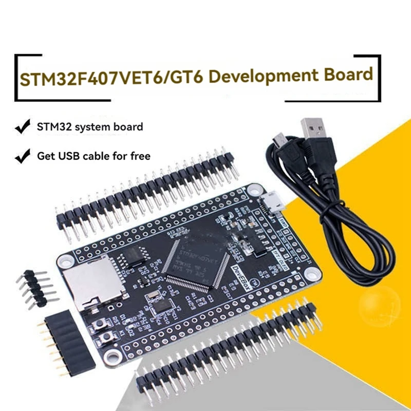 Scheda di sviluppo muslimex scheda di base del sistema STM32 scheda di apprendimento a Chip singolo F407 con cavo USB
