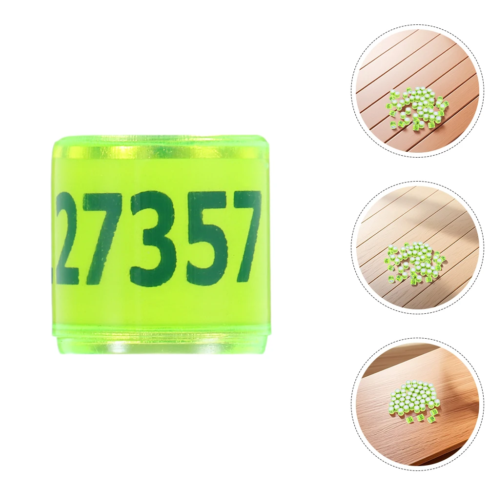 

10 Pcs Pigeon Foot Ring Bird Leg Bands Ankle Rings for Aluminum Plastic Dove Countries Numbered Pigeons