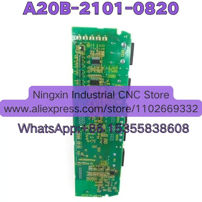 Latest Quotation Used FANUC A20B-2101-0820 FANUC A20B 2101 0820 CNC System Circuit Board Test OK