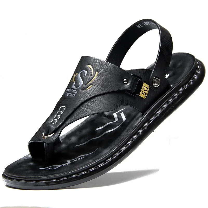New Men's Sandals Summer Soft Soled Non Slip Beach Shoes Men's Outdoor Comfortable Men's Slippers Luxury High Quality Sandals - view 2
