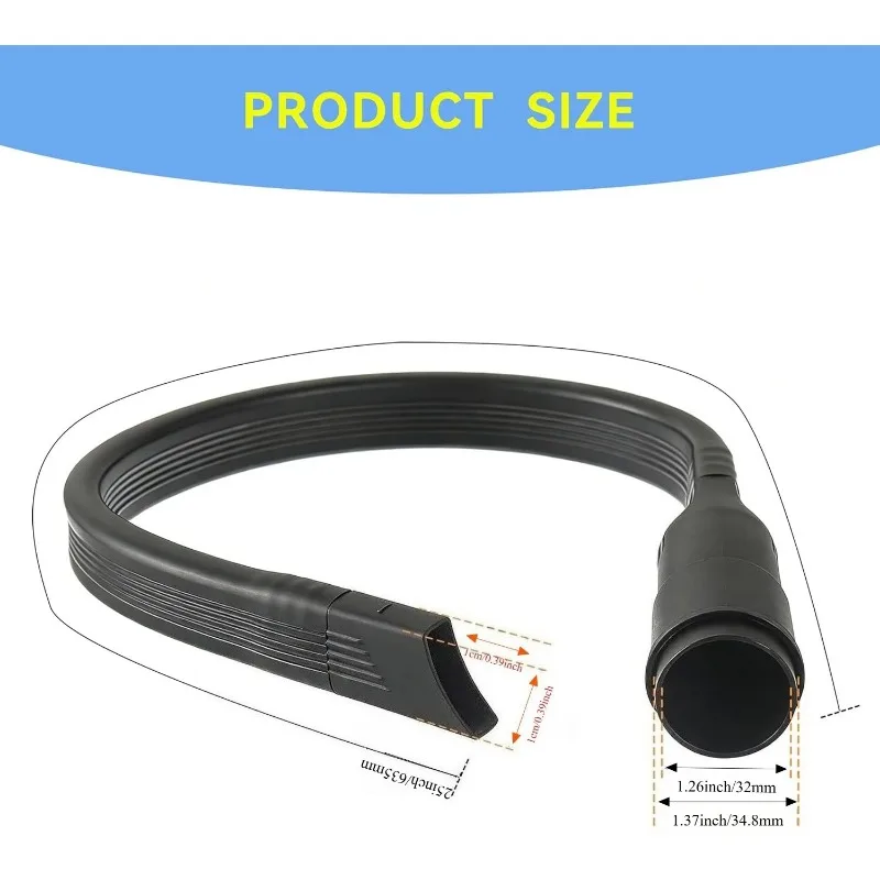 Universal Vacuum Crevice Tool 1‑1/4