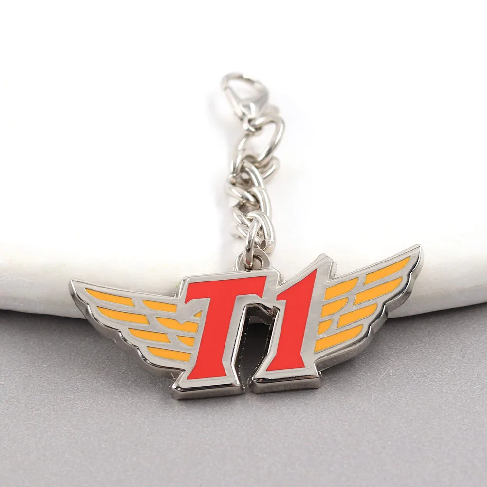 Esports Gaming Team Logo - T1 Takım Logosu Metal Anahtarlık Emaye