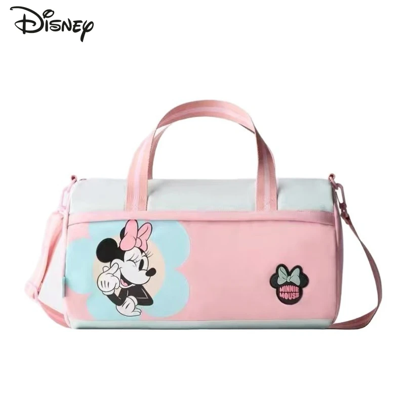 

Minnie New Women's Travel Bag Fashionable High Quality Nylon Waterproof Luggage Bag Cartoon Large Capacity Moving Storage Bag