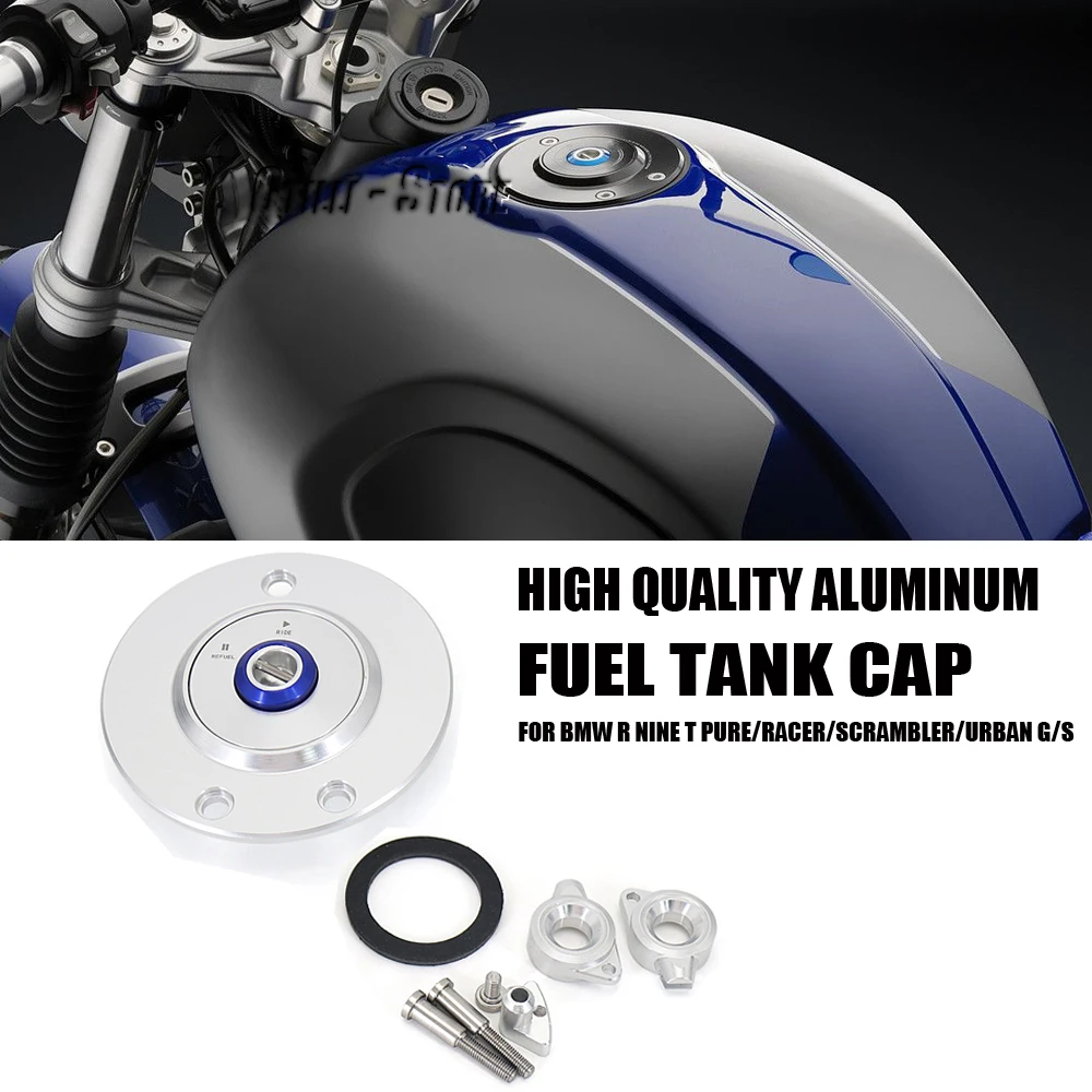 Motorcycle Aluminum Fuel Tank Gas Cap Oil Tank Cover For BMW R9T RNINET Pure R NINET NINE T Scrambler Racer RnineT Urban G/S