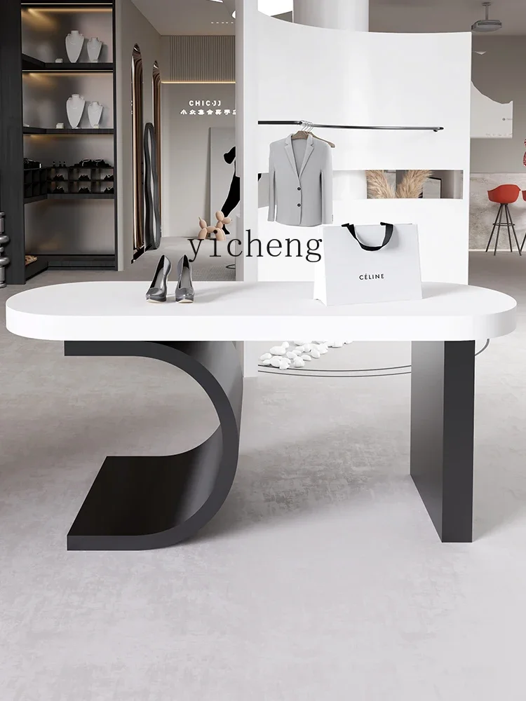 Zc Clothing Store Creative Zhongdao Platform Running Table Shoe Store Display Table Jewelry Display