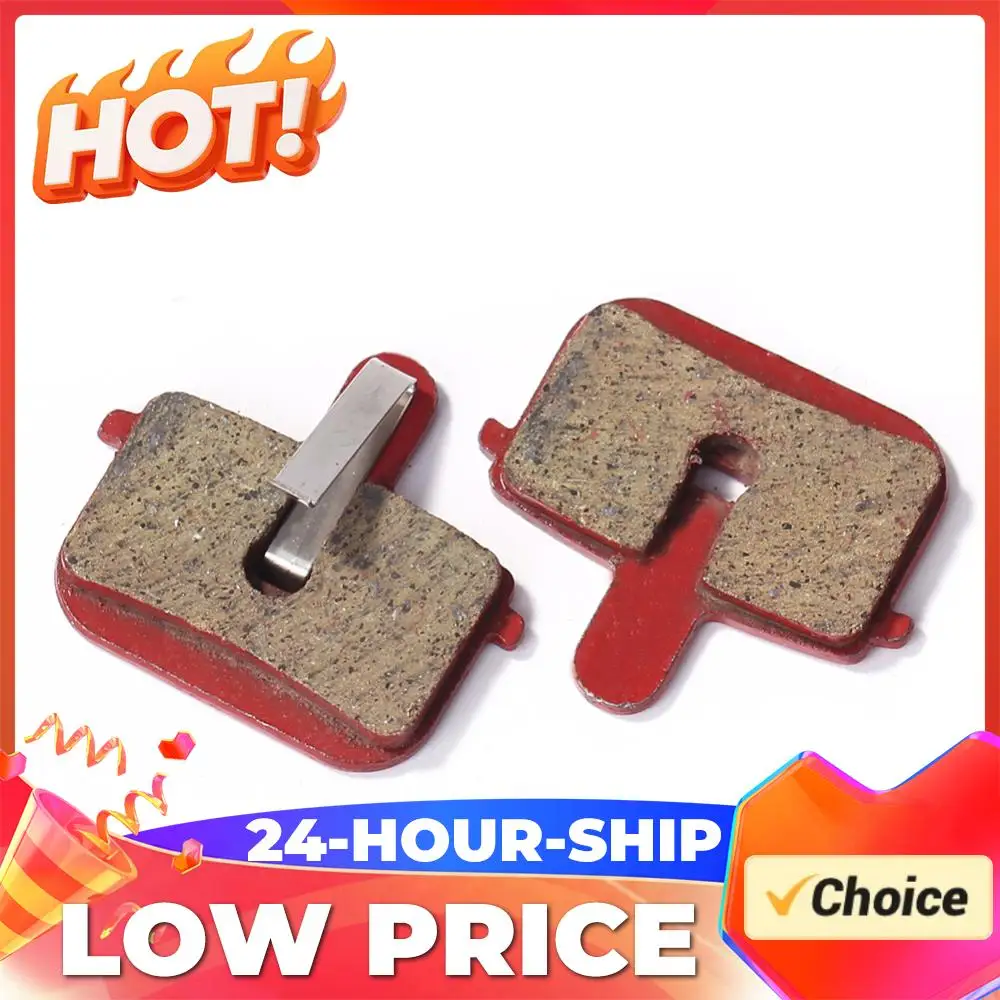 

1 Pair Bicycle Disc Brake Pads Quiet Mountain Bike Hydraulic Disc Brake Pads Semi-Metallic Cycling Replacement Parts