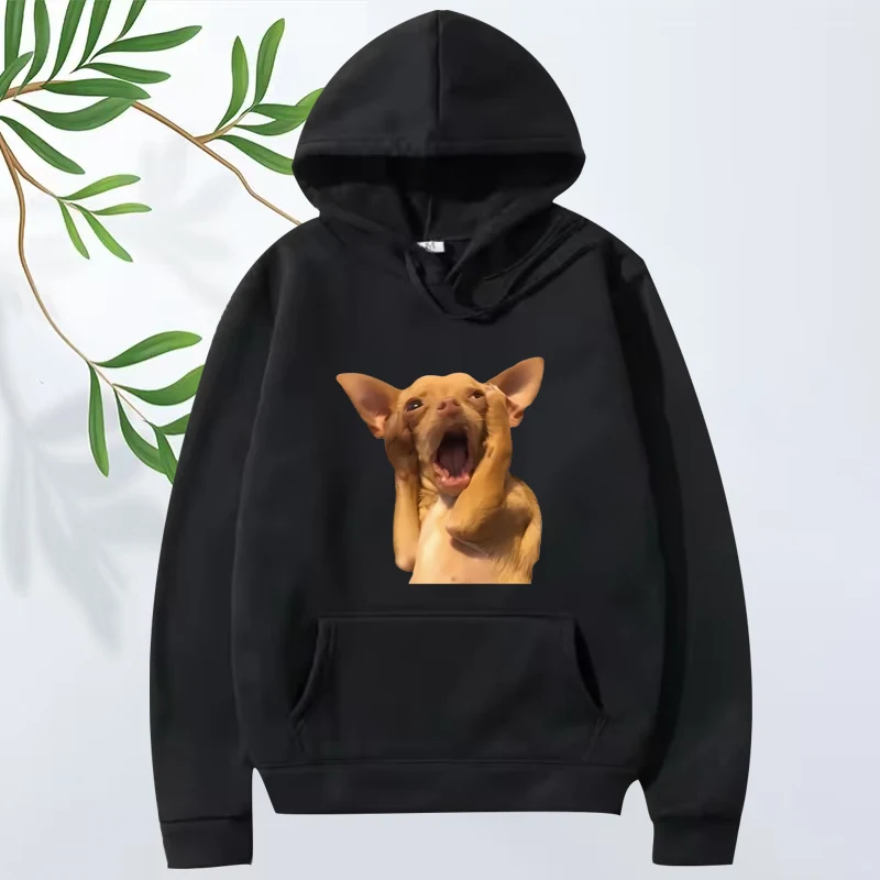 

Funny Dog Cute graphic hoodie 2025 men women High Quality Long sleeve fashion cool Sweatshirt with print oversized hoodie unisex