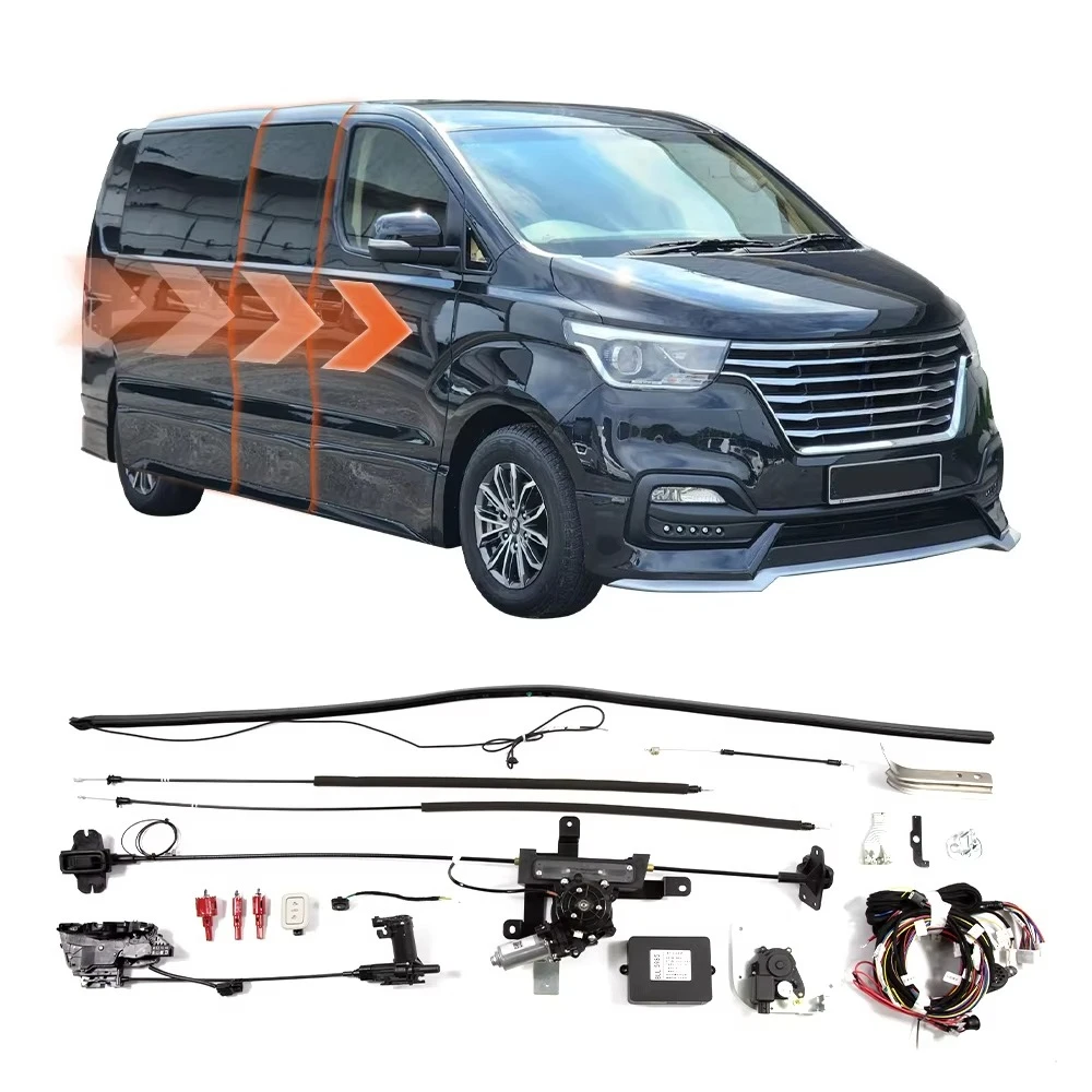 

New Grand Starex Hyundai Electric Center Door Kit 2010-2021-Anti-Jam & Silent Operation 2-Year Warranty