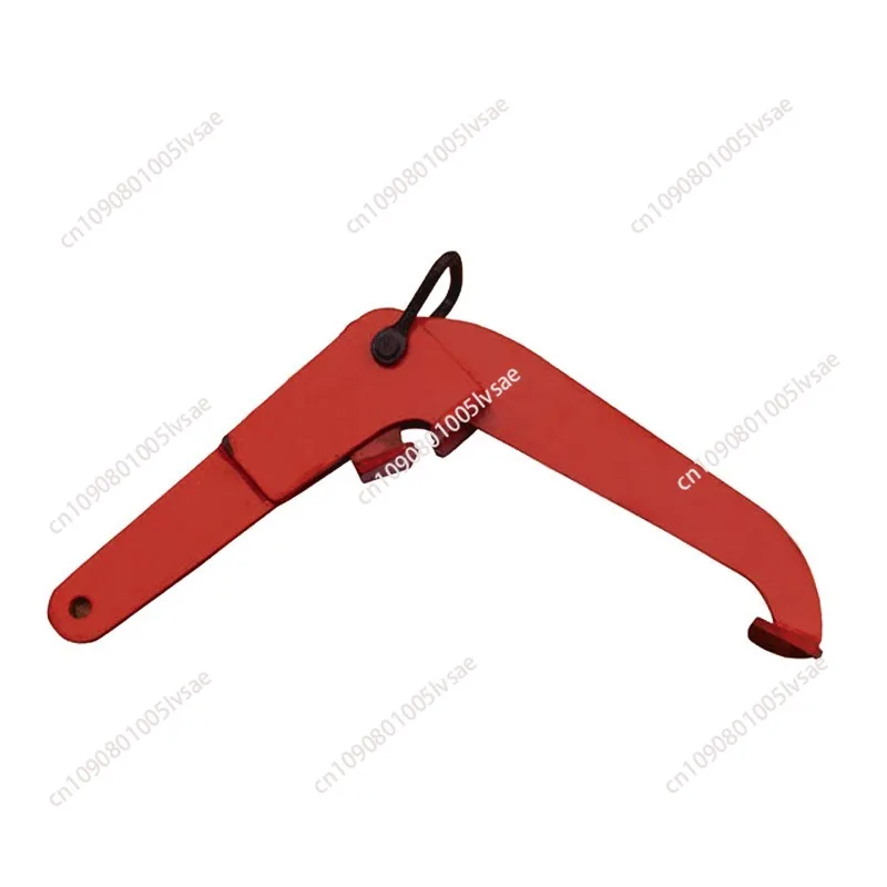 Oil drum vertical lifting YQC type 0.6T tongs, forklift loading and unloading lifting oil drum hook barrel clip