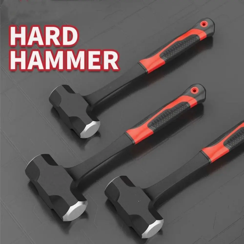 

Heavy-Duty Octagonal Hammer Non-slip Handle High-carbon Steel Solid Hammer Durable Shock-absorbing Wall Smashing Sledgehammer