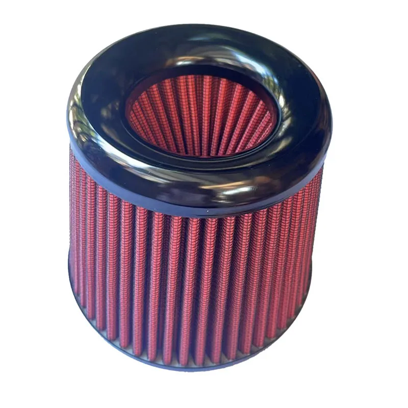 60mm 70mm 76MM High Flow Cold Cone Air Intake Filter 3inch Universal for Racing Sport Car Engine Air Intake Pipes Washable