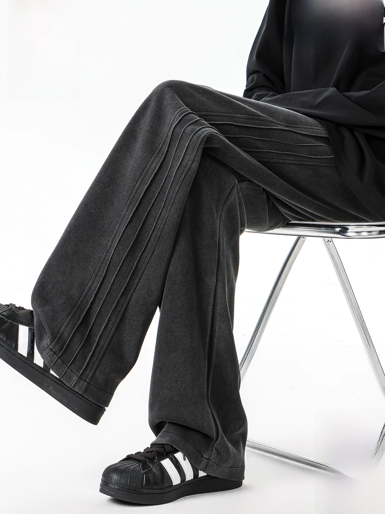 

PaulFrank American Sle Loose Leg Casual Pants Men's Spring New Straight Loose Sport Sweatpants Comfortable Casual Trousers