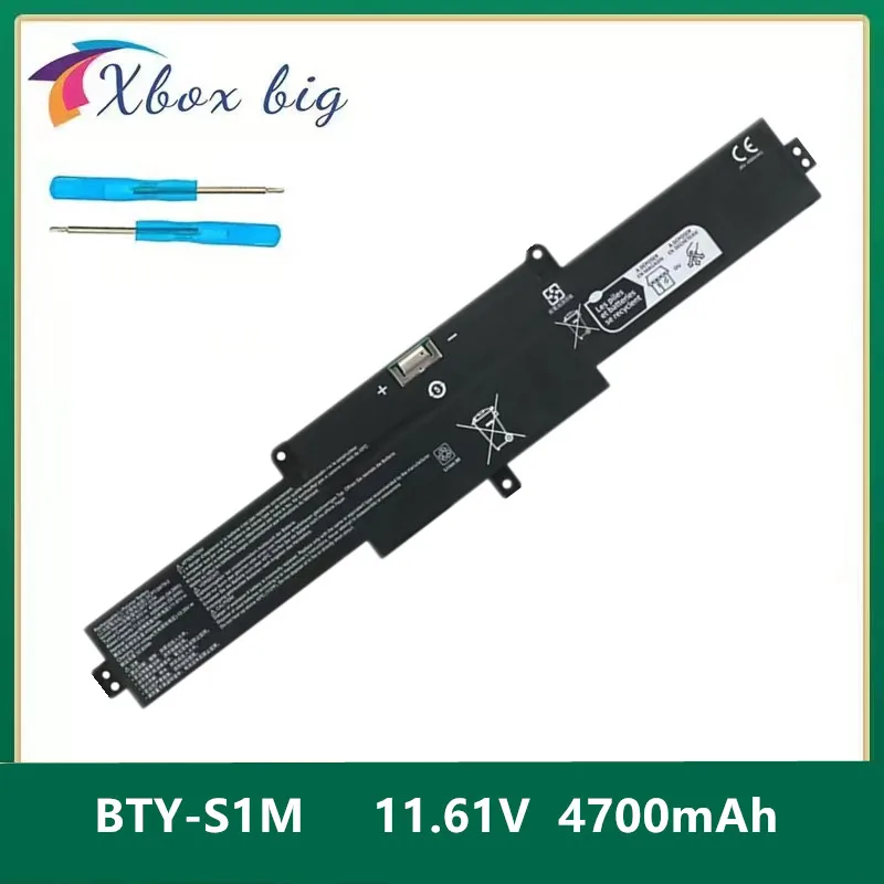 

New BTY-S1M 54.5Wh 11.61V Battery For MSI Claw A1M A1M-050US A1M-051US Gaming Handheld PC Tablet Batteria Free delivery tools
