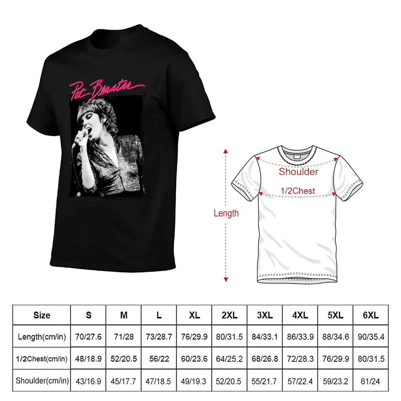 Pat Benatar T-Shirt shirts graphic tee Short sleeve tee luxury clothes men