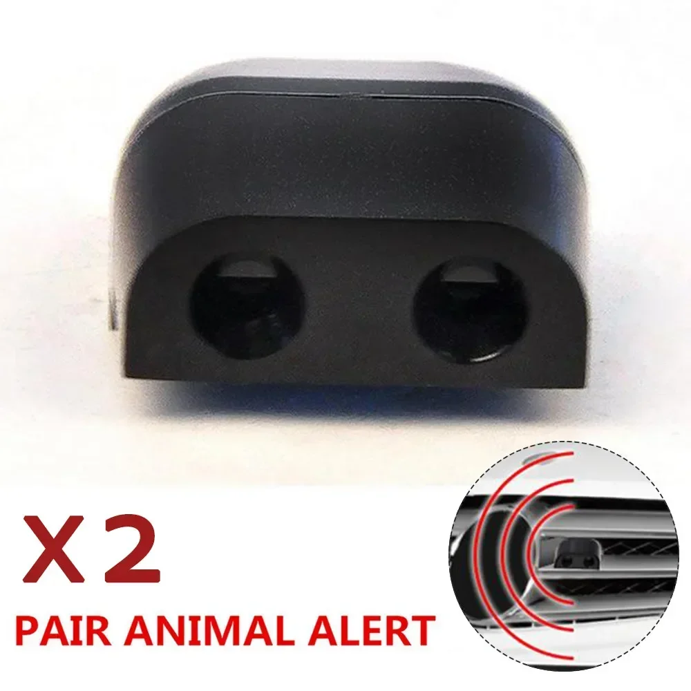 2Pcs Car Deer Whistles Animal Alert Auto Whistles System Alarm For S Onic Gadgets Car Grille Mount For Car Truck RV