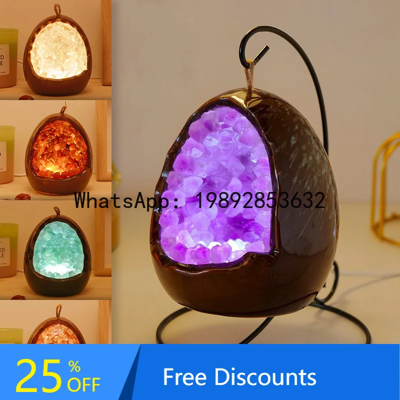 

Natural Amethyst Crystal Wealth Bowl Home Decoration Accessories