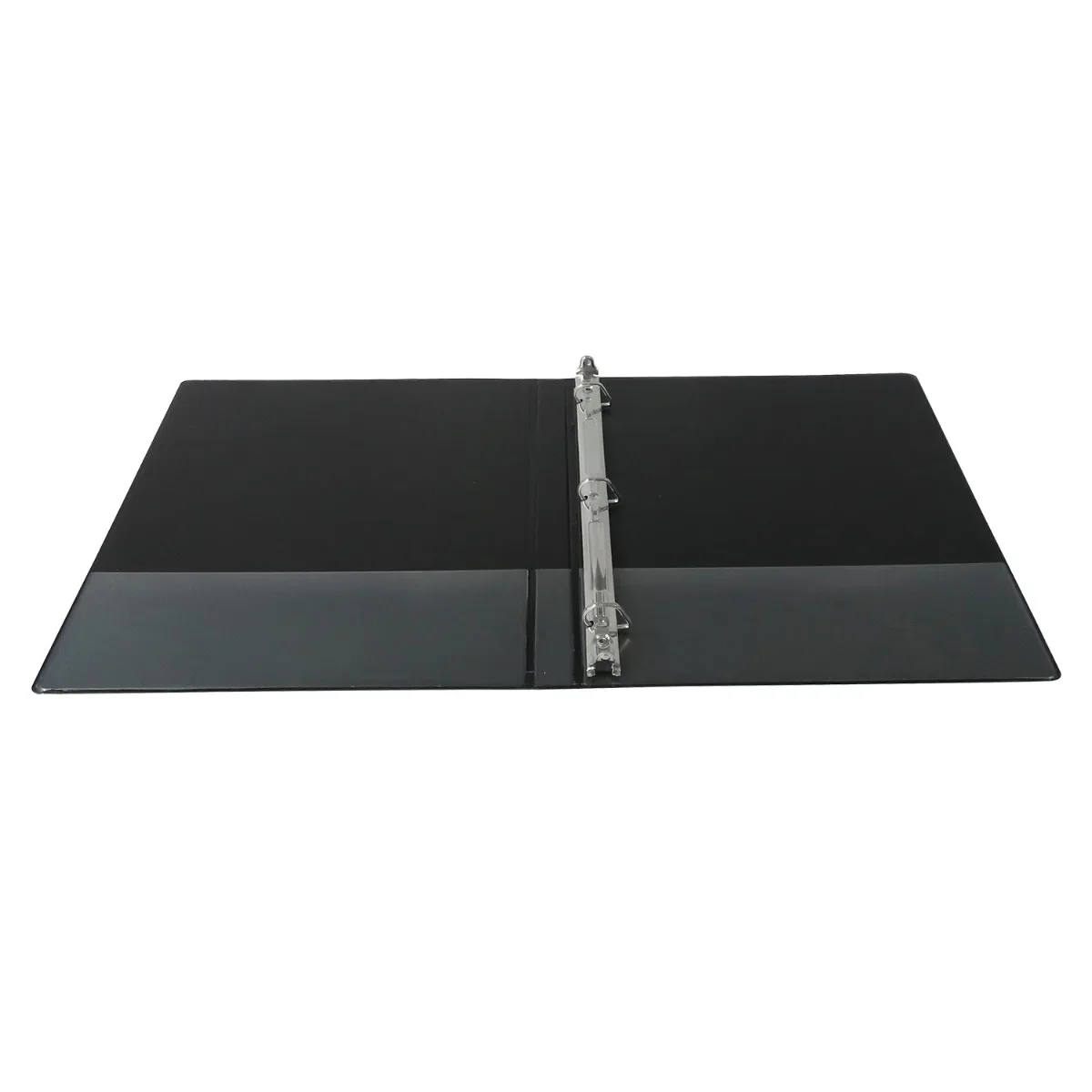 Durable binder with clear front and back pockets, and a side pocket for easy labeling and decorations