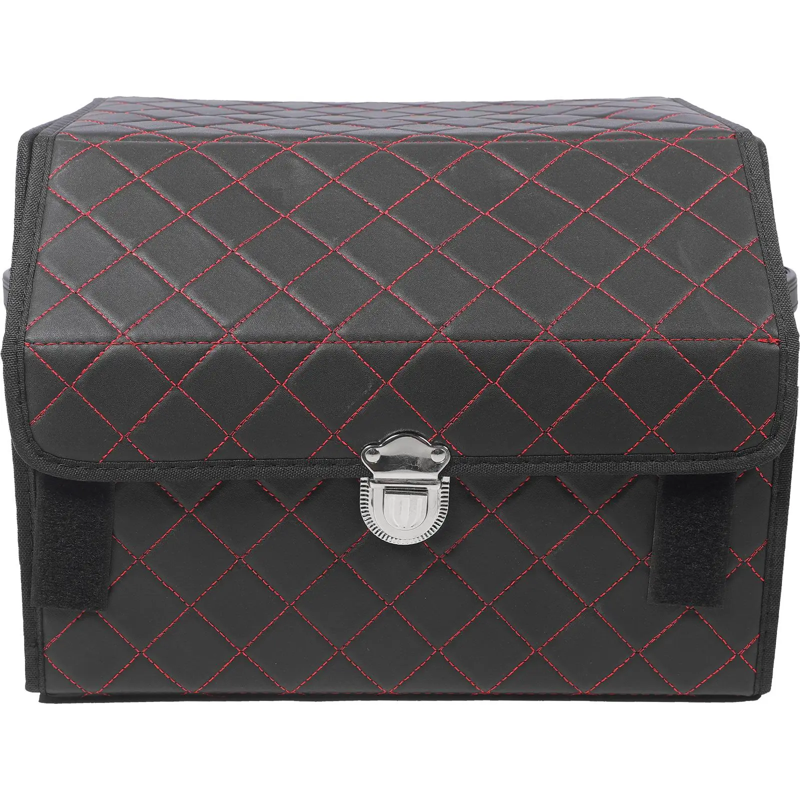 

Foldable Storage Trunk Organizer Black Small Large Capacity Durable Easy Cleaning No Tools Suv Cargo Camping