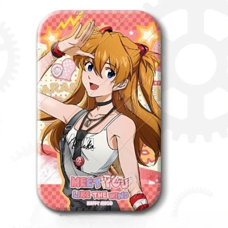 NEON GENESIS EVANGELION Ayanami Rei Asuka Langley Soryu personalità creativa bar distintivo studente spilla ciondolo regali di festa