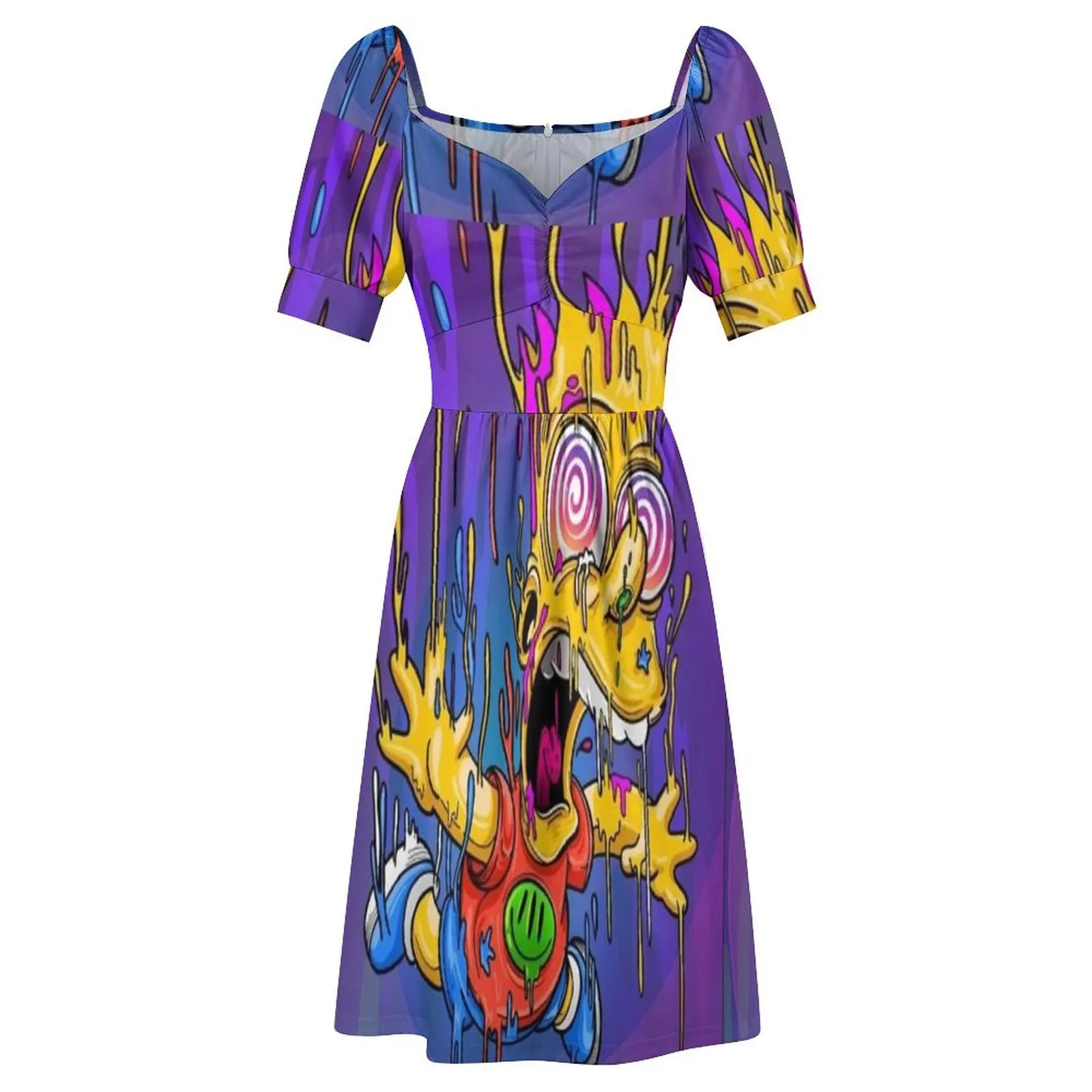 Bart Short-Sleeved Dress dresses korean style Female clothing loose women's dress women's dresses luxury