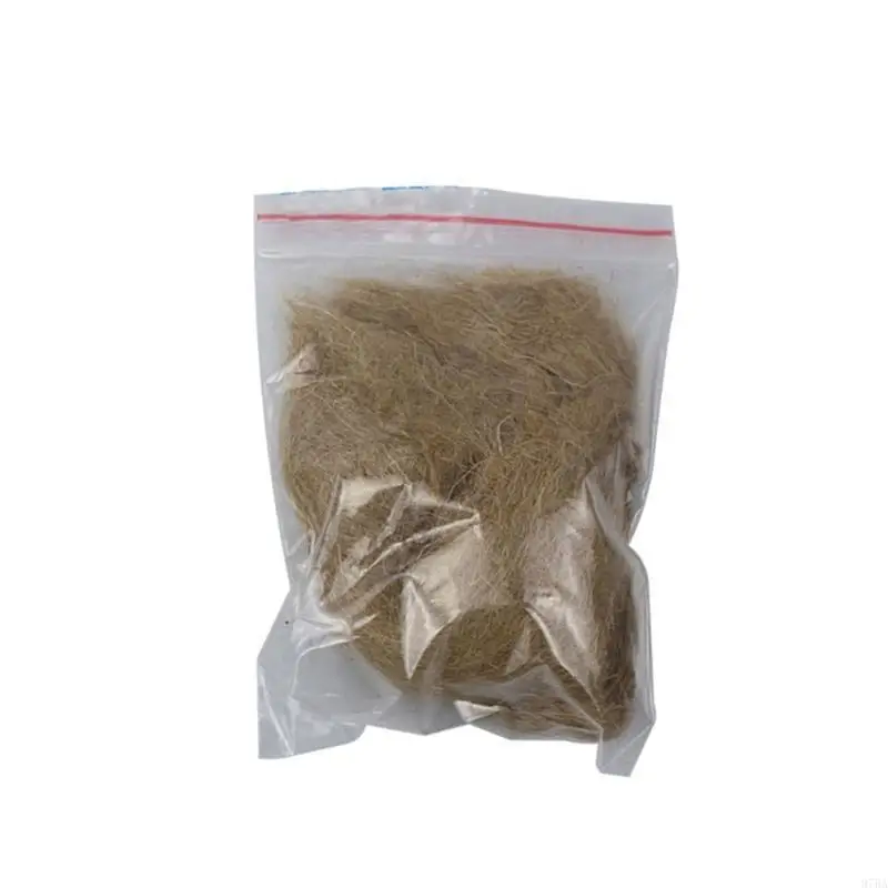 97BA Jute Wire Outdoor Drill Flint-Tinder Linseed Wire Firelighter Flame Ignition-Stick Trekking