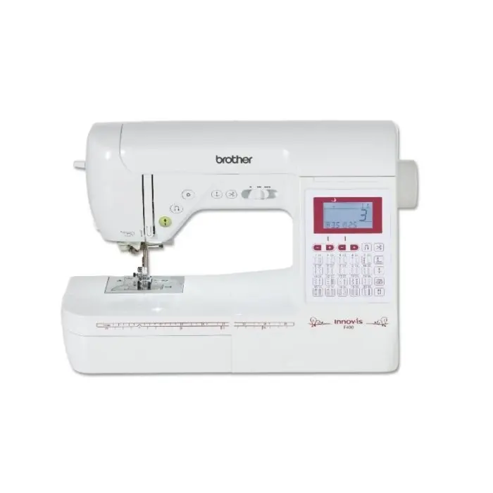 Máquina de Coser Brother F400 Profesional Electrónica con 40 Puntadas y Ojales Automáticos