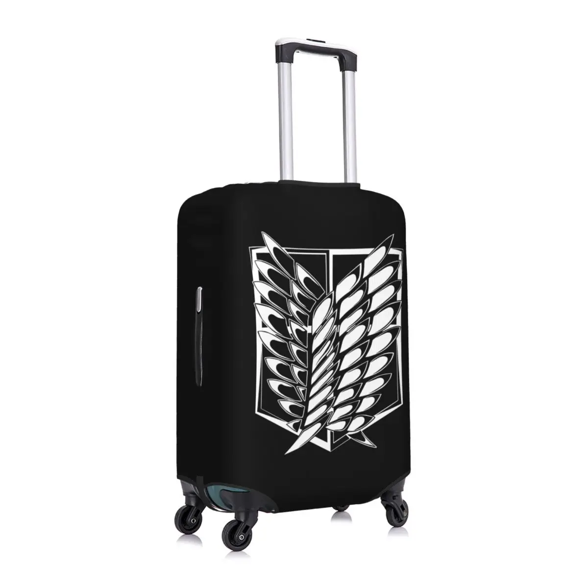 Custom Attack On Titans Anime Luggage Cover Elastic Wings Of Freedom Travel Suitcase Protective Covers Suit For 18-32 inch