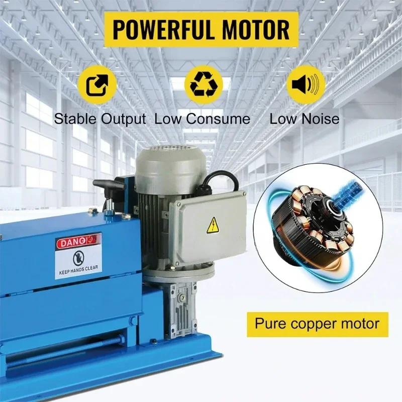 38MM Multifunctional Copper Wire Stripping Machine For Waste Wires Cables Small Automatic Copper Wire Stripper Machine