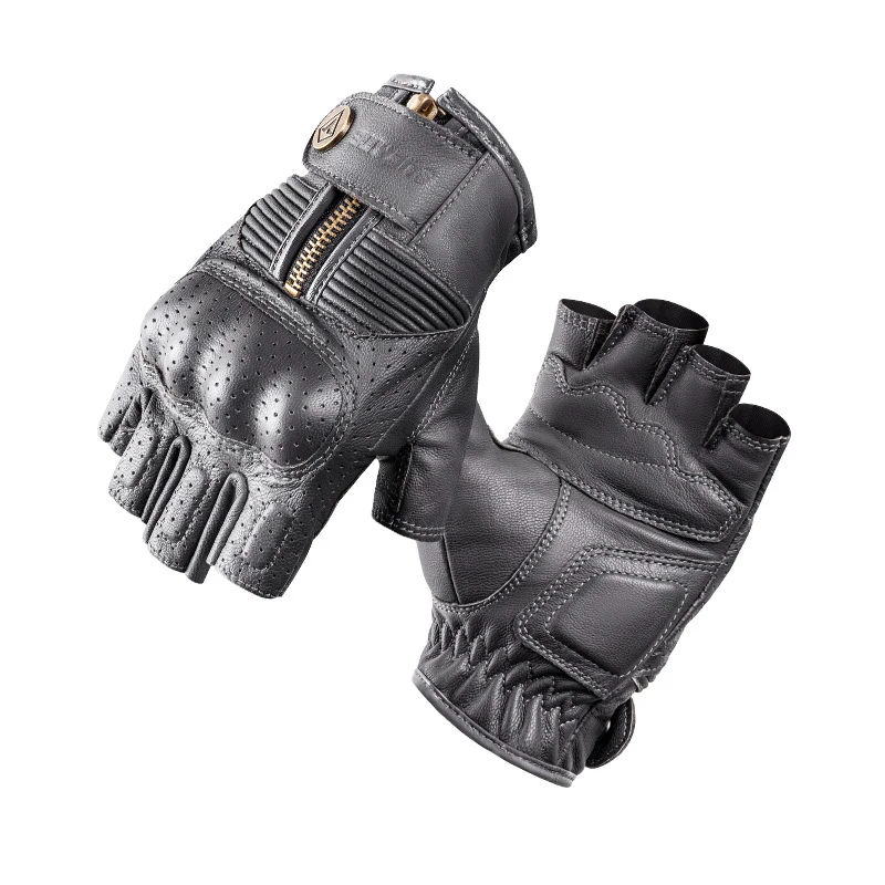 Motorcycle Riding Glove for Men and Women Spring and Summer Half-finger Hand Guard Knight Breathable Racing Protective Equipment