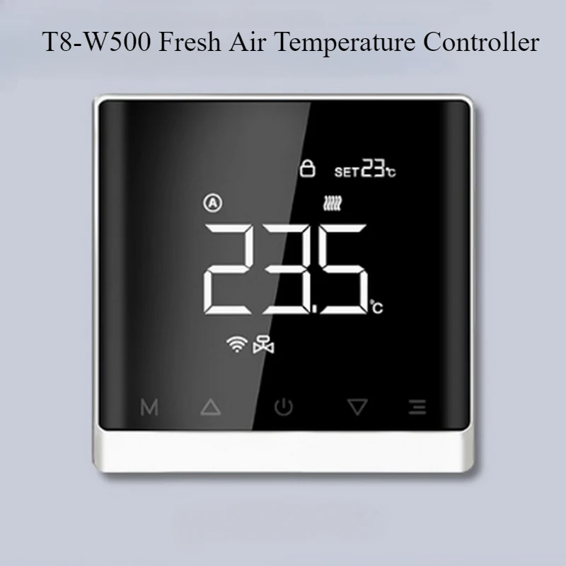 

WIFI Smart Home CO2 PM2.5 Fresh Air Valve System Fan Coil Unit Dehumidifier Ventilation Controller Sensor Air Quality Control