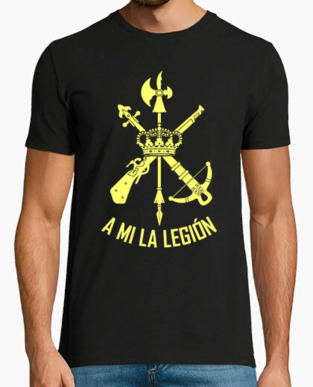

A MI LA LEGIÓN ESPAÑOLA CAMISETA Men T-Shirt Short Sleeve Casual Cotton O-Neck Summer T Shirts