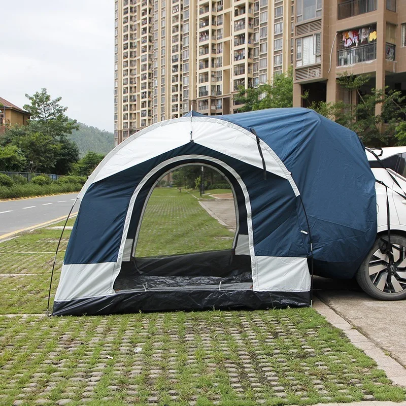 Quick Setup SUV Tail Tent Waterproof Castle Canopy Dual-Use Outdoor Camping Car Rear Shelter Tent