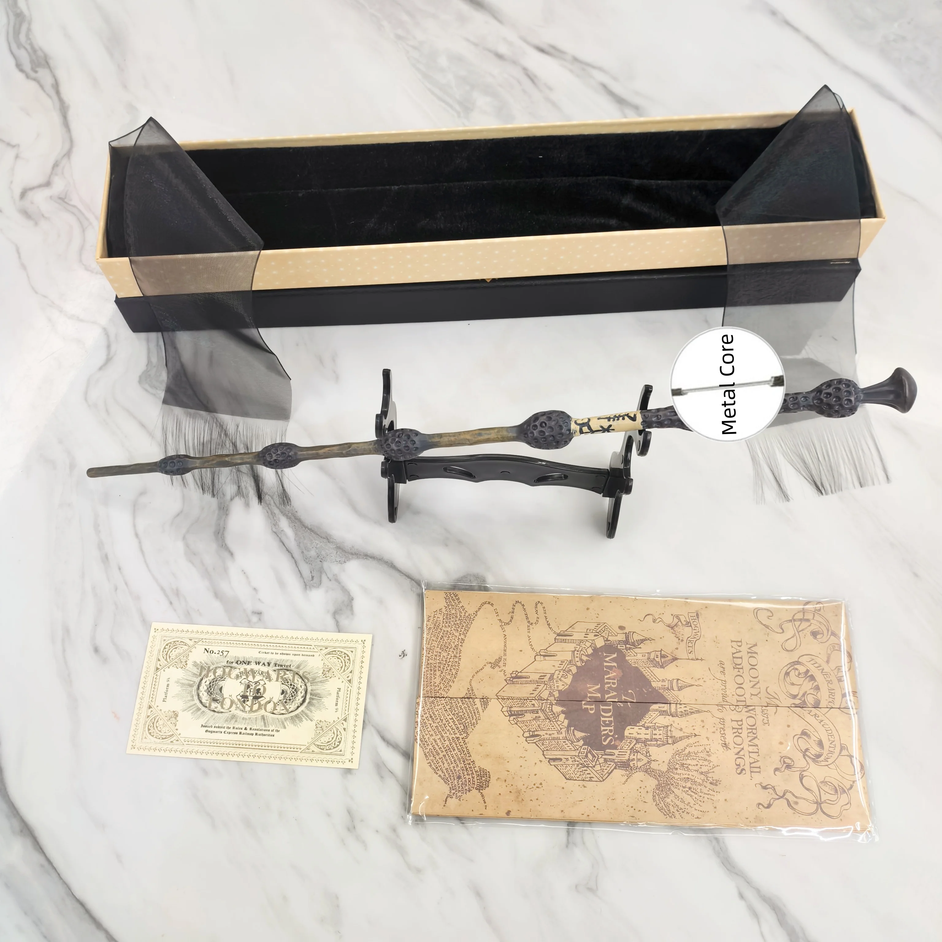 With Box Set Anime Funny Cosplay Magic Pottee Wand With Box Children Decoration Toy Accessories For Bacchetta Magic Stick - view 3