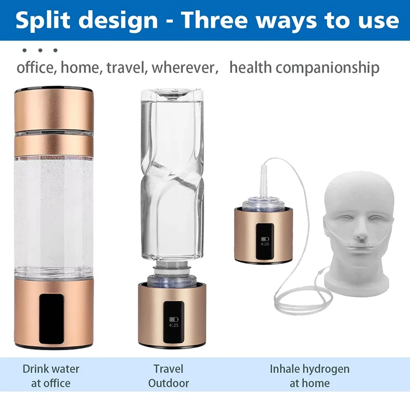 H2 Life SPE/PEM Генератор водородной воды Молекулярный ионизатор растворенной воды H2 CUP Водородная бутылка