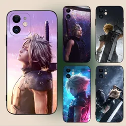 Final Fantasy Cloud  Phone Case For iPhone 15,14,13,12,11,Plus,Pro Max,XS,X,XR,SE,Mini,8,7 Soft Silicone Black Cover