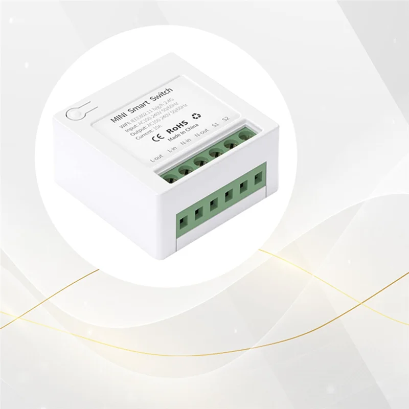 -A25M مفاتيح لاسلكية صغيرة ذكية 10A متوافقة مع Tuya Alexa لأتمتة المنزل الذكي