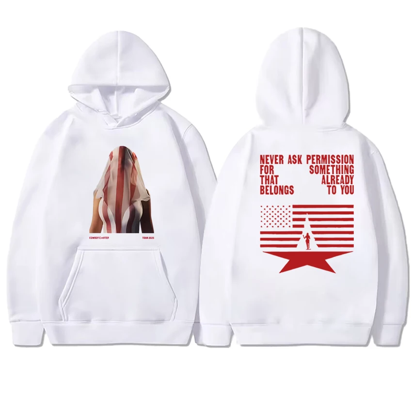 Hot Sale Beyonce Double Sided printed Sweatshirt 2025 Men women fashion Y2k Hoodies Unisex Casual Fleece Long sleeve pullover