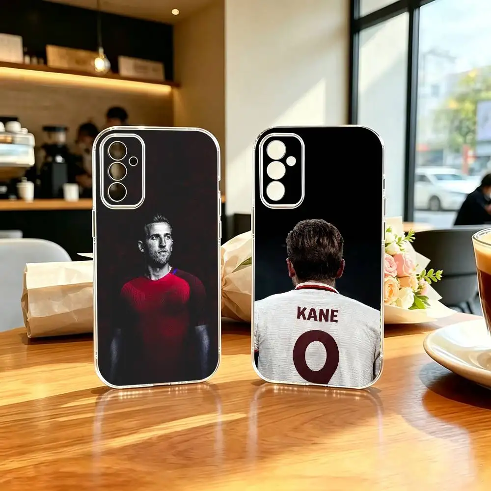 H-Harry Kane England Striker King Basic Phone Case For Samsung A71, A70, A52, A51, A40, A30, A20 Transparent Cover