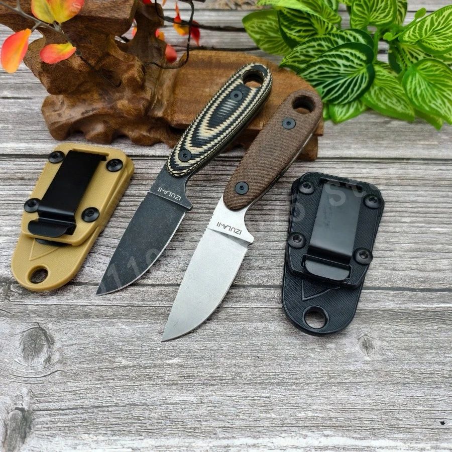 

Нож для выживания в джунглях Izula - лезвие D2, рукоять G10, портативный уличный инструмент, оснащенный функцией охоты, подарок для мужчин