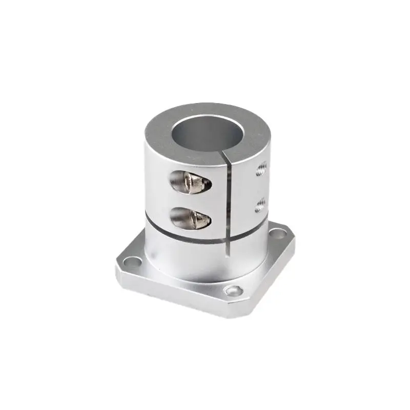 Flange Type Opening Bearing Guide Shaft Support, Optical Axis Fixed Seat, Linear Motion Bearing Accessories