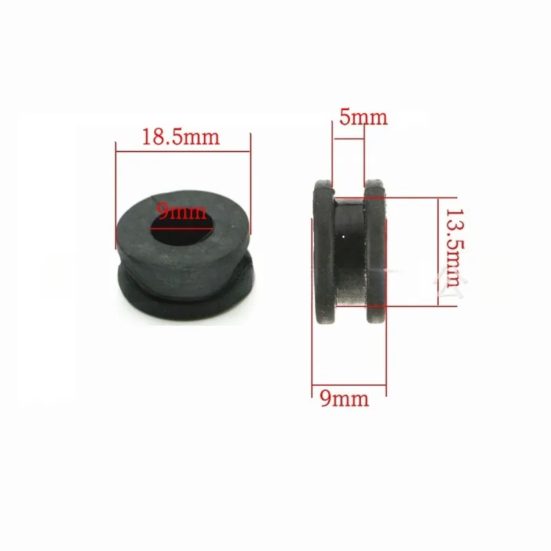 Motorcycle Buffer Washer, Windshield Rubber Pad, Car Board Rubber Pad, Decompression Pad, Shell Pad 10pcs