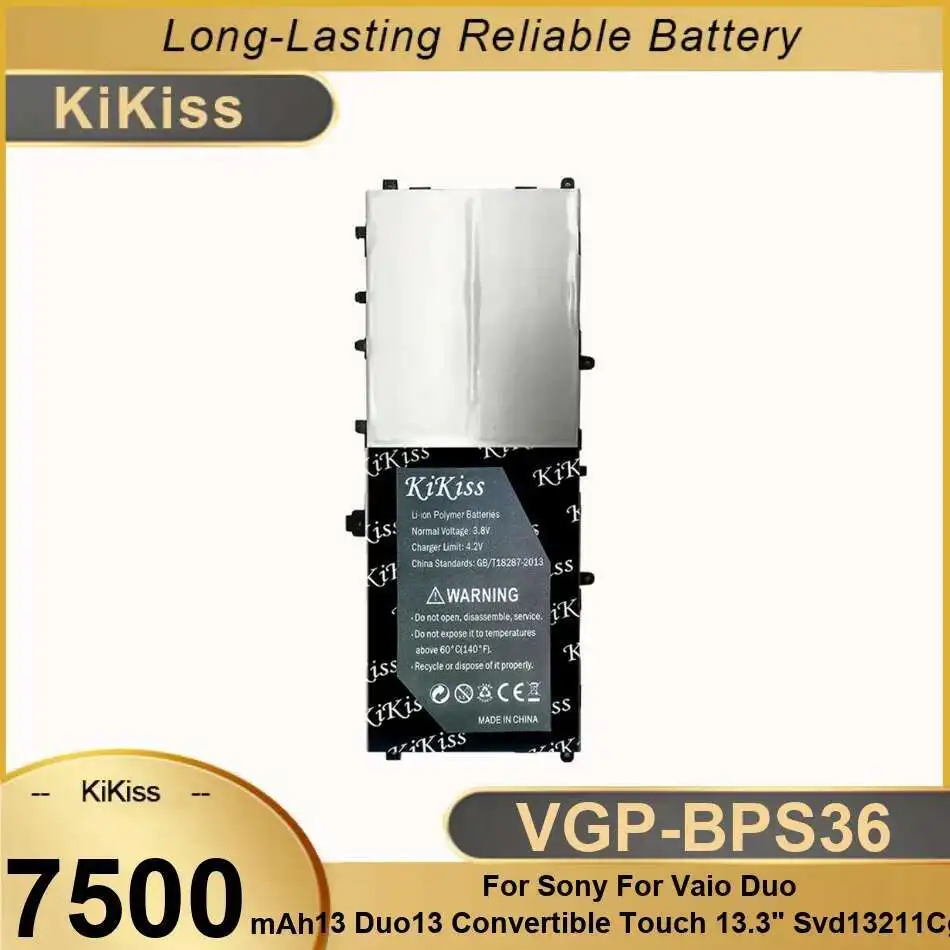

Аккумулятор для ноутбука Vgp-BPS36 7500 мАч для Sony Vaio Duo 13 Duo13 Convertible Touch 13,3 дюйма SVD13211CG